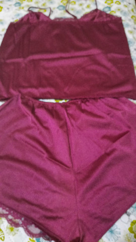 Short doll De Millus Tam. M Cor Vinho, 45,00 - Foto 2