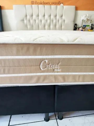 Colchão Queen de molas ensacadas + Base box! Pronta entrega! - Foto 2