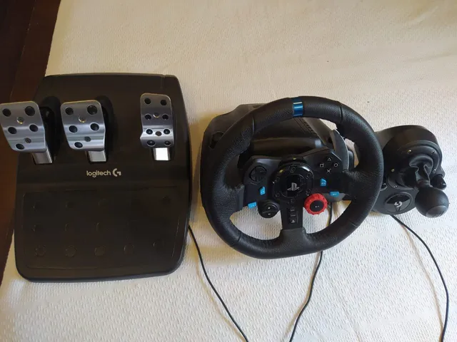 Volante Logitech Driving Force G29 - PS4, PS3 e PC - MeuGameUsado