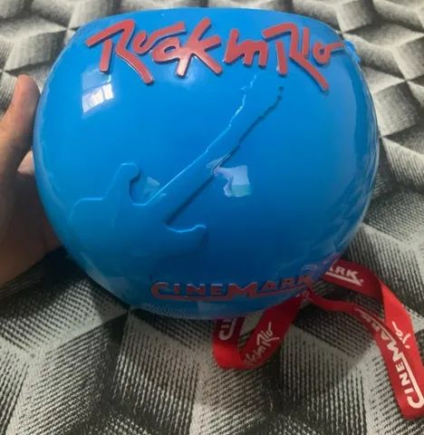 Balde de Pipoca Cinemark Rock in Rio Exclusivo Original - Foto 3