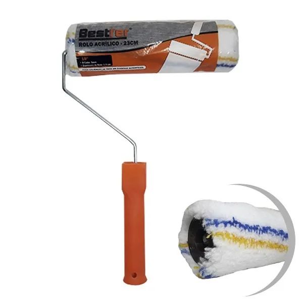 Rolo De Pintura De Lã Sintetico - Bestfer