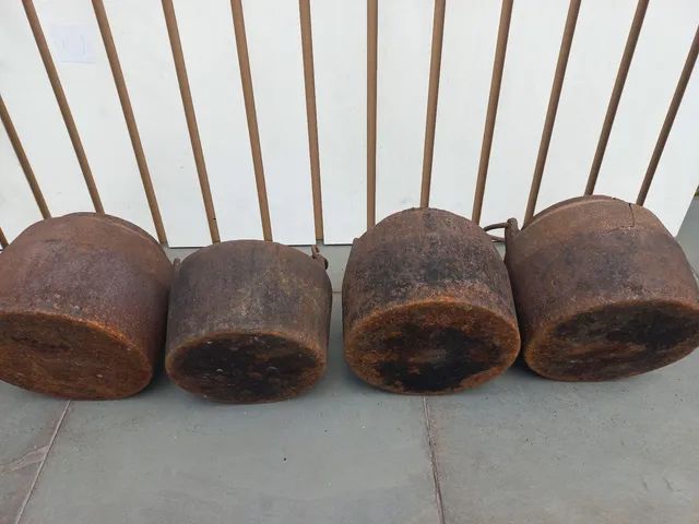 4 Panelas antigas de ferro  - Foto 2