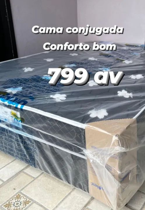 Camas novas embaladas a pronta entrega  - Foto 3