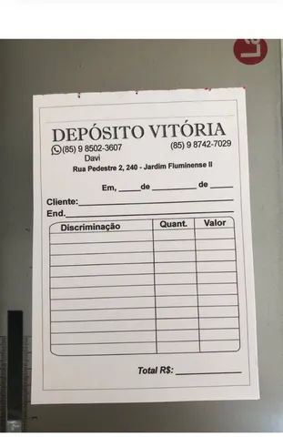 Bloco de pedido ou recibo  - Foto 2