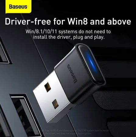 Baseus BA04 Bluetooth 5.1 USB Adapter for PC-Notebook-Xbox-PS4 New!64529520208001120