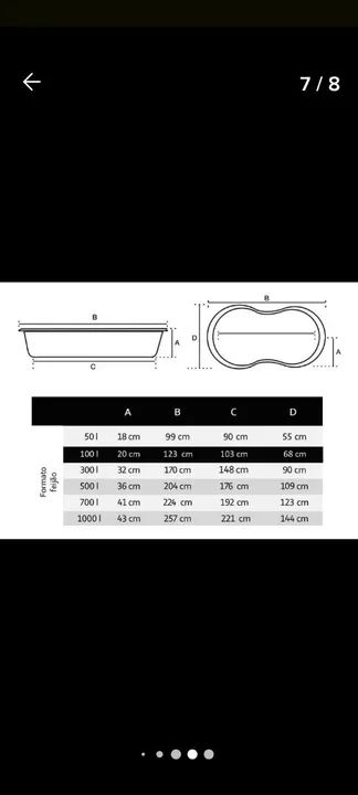 Piscina Feijão 100 litros  - Foto 4