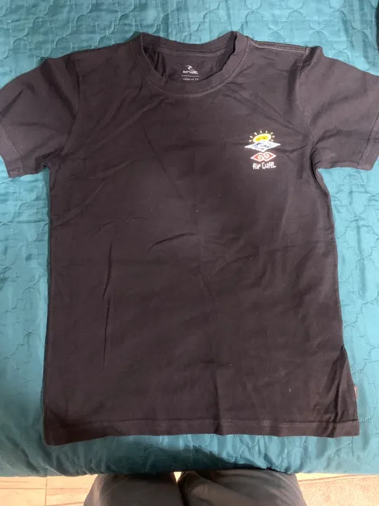Camiseta Rip Curl Preta - Tamanho 12