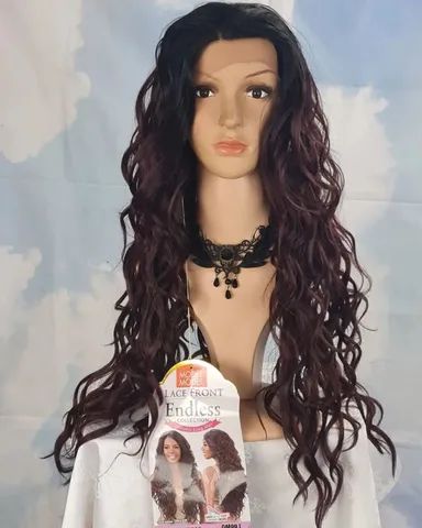 Peruca Lace Front Endless Collection Americana Chocolate Marsala 