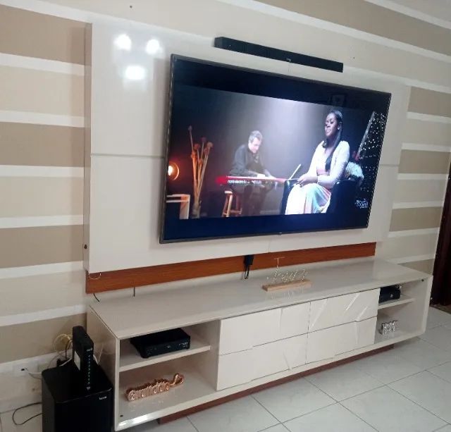 PAINEL RACK HOME PARA TV ATÉ 82P LUXO LINDO BARATO USADO