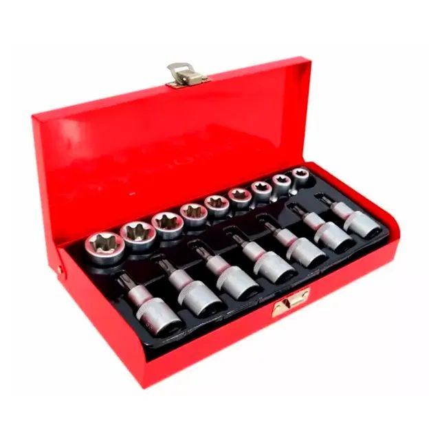 Jogo de Soquetes 16 Pçs Ponta Torx 7vi-imp Eda - Foto 3