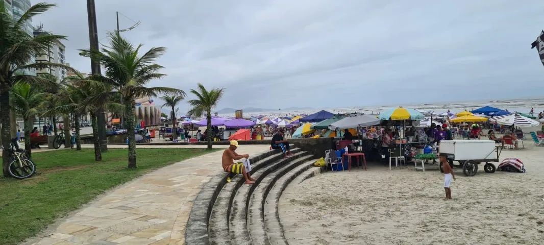 Apartamento na Praia do Caiçara em Praia Grande perto da praia - Foto 4