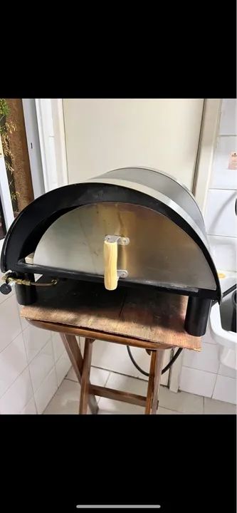 Forno de pizza napolitana, à gas, portátil, alta temperatura