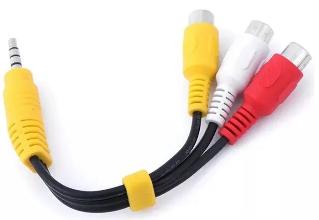 Cabo Adaptador Curto P3 P2 3 Rca Femea Audio Video  Arduino Automação COD-CP738   - Foto 3
