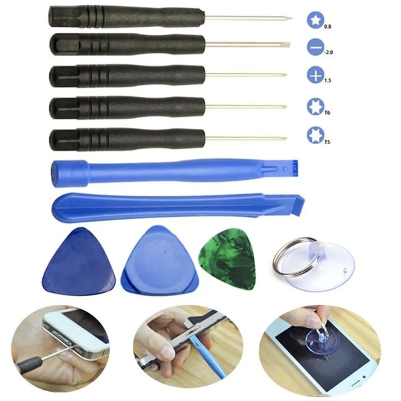 Kit ferramentas celular, iphone, samsung outros ( 11 pecas )