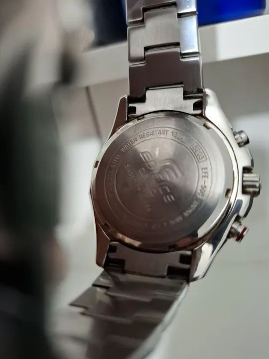 Casio ediffice em aço , original . - Foto 4
