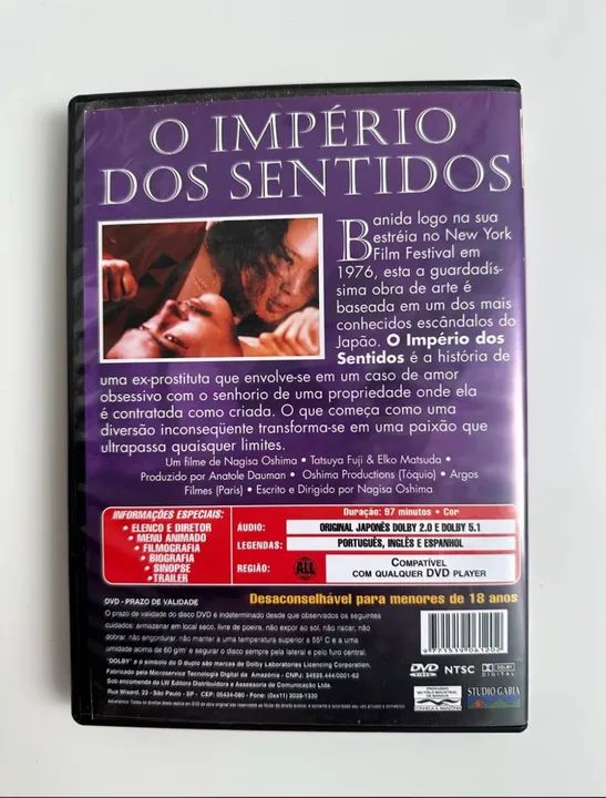 dvd o império dos sentidos - Foto 2