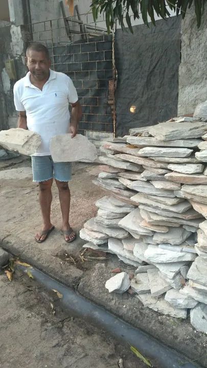 Pedras frias para muro