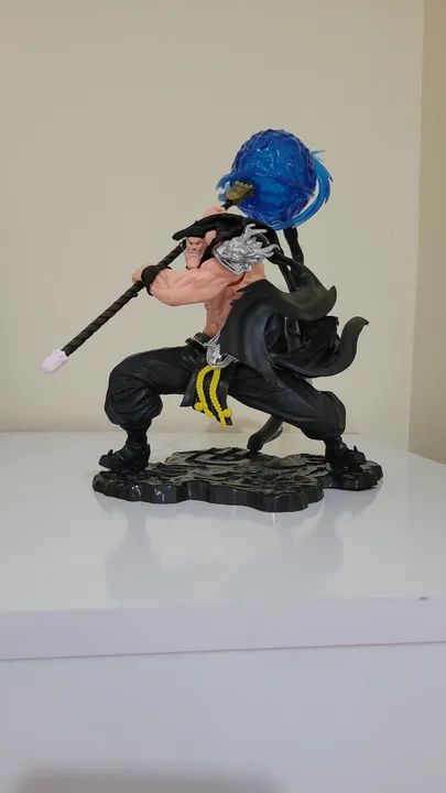 Barba branca 30cm figure action impressão  3d