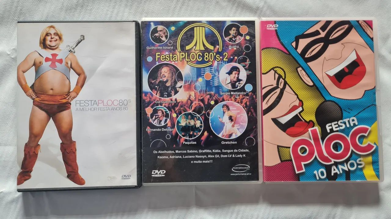 Coleção dvds Festa Ploc