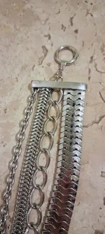 Pulseira feminina aço inox 18cm - Foto 3