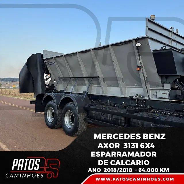 Mercedes Benz Axor 3131 6x4 Esparramador de Calcario 2018/2018 - Foto 8