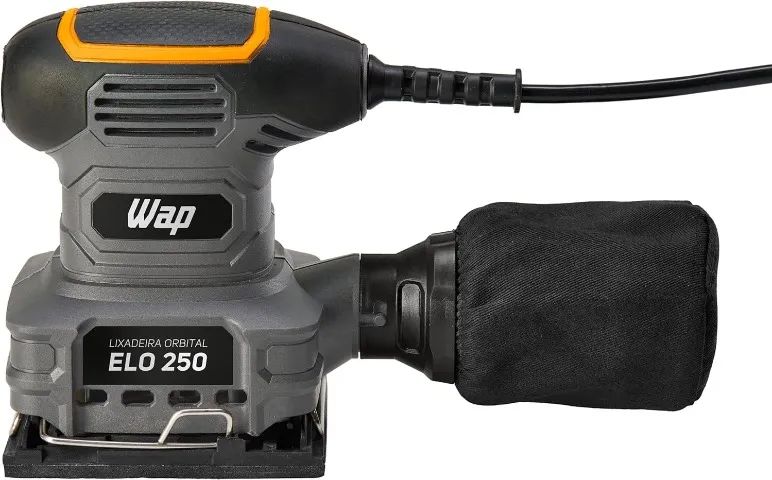 Lixadeira Orbital Wap 250W Ergonômica Coletor De Pó 1400 Órbitas Por Minuto 220V - Foto 5