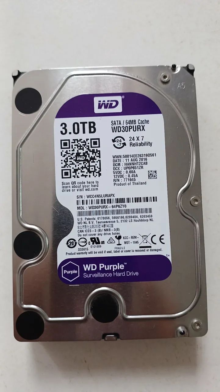 Hd wd Purple 3tb cftv dvr CPU  - Foto 2