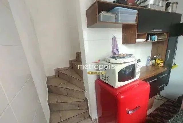 Cobertura com 2 dormitórios para alugar, 80 m² por R$ 2.500,02/mês - Vila Curuçá - Santo A - Foto 4