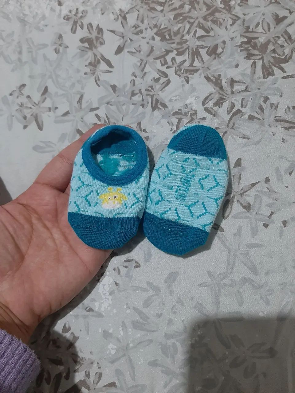 Meia sapatilha pimpolho de 0 à 7 meses