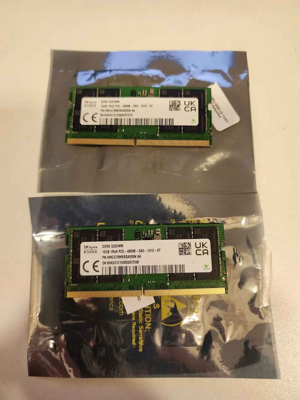 Memória RAM DDR5 32GB (2x16) 4800MHz SK Hynix