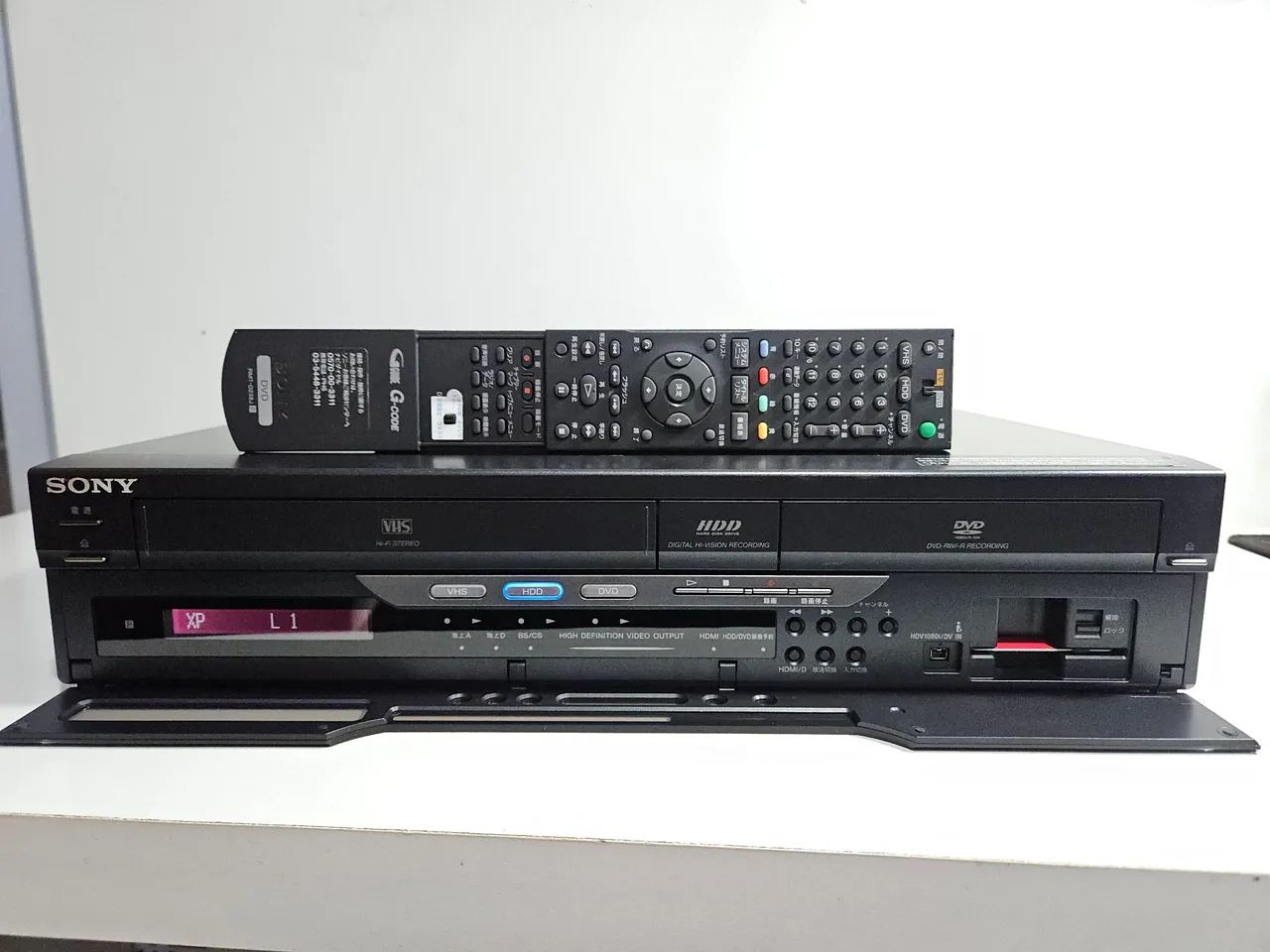 Gravador Sony RDZ-D60V DVD/VHS/HDD 250GB HDMI - DVD, Blu-Ray