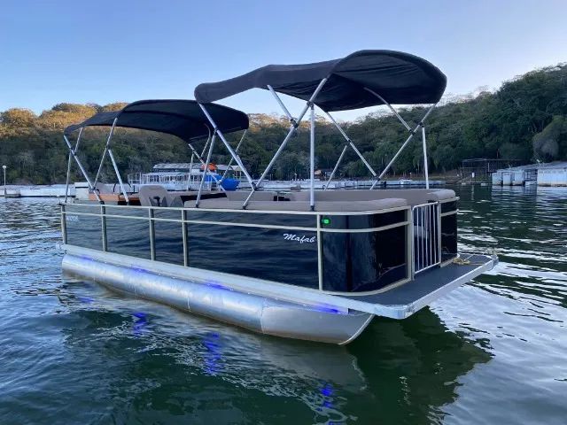 Pontoon Trimarã 100% Alumínio Sem Uso Zero p/ 15 Pessoas