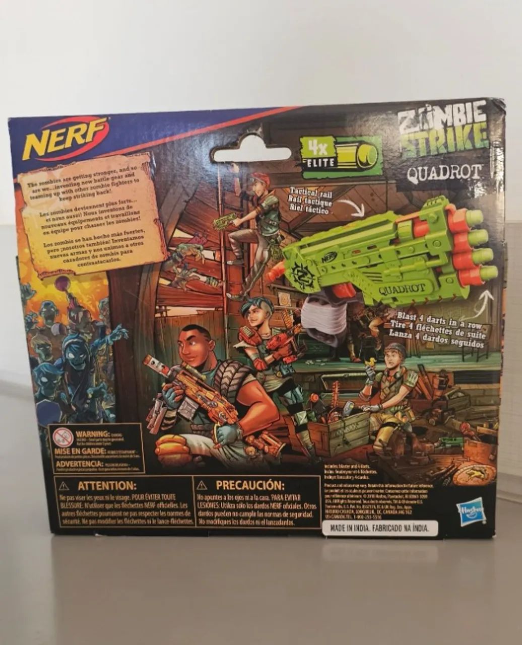 Nerf Lança Dardos Elite Quadrot - Foto 2