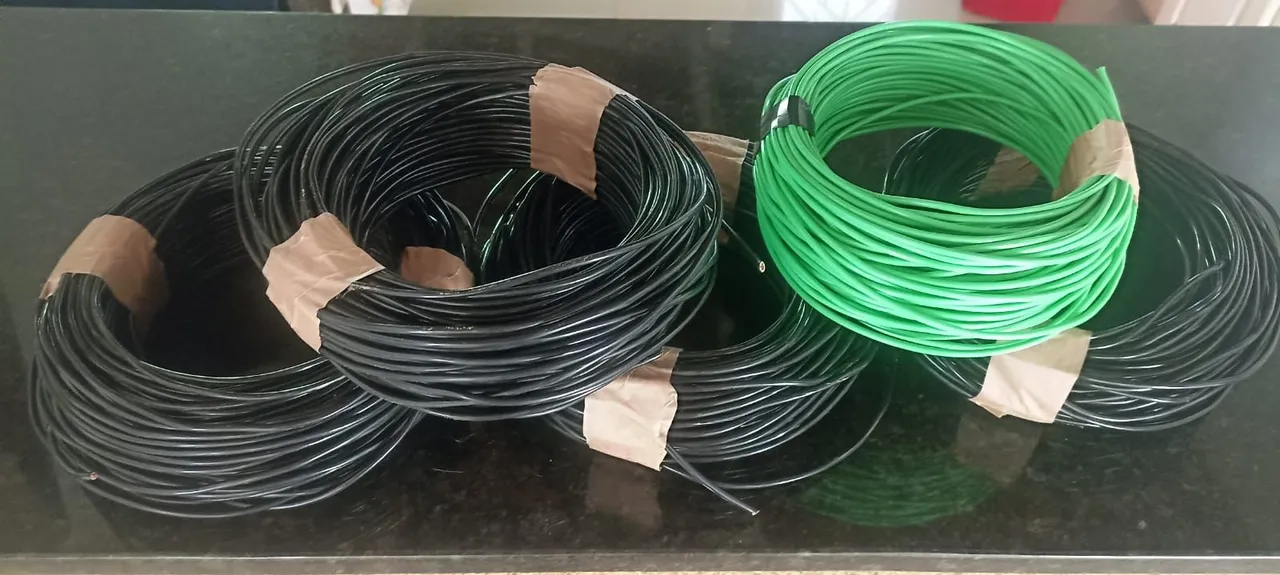 Vendo cabos 6mm