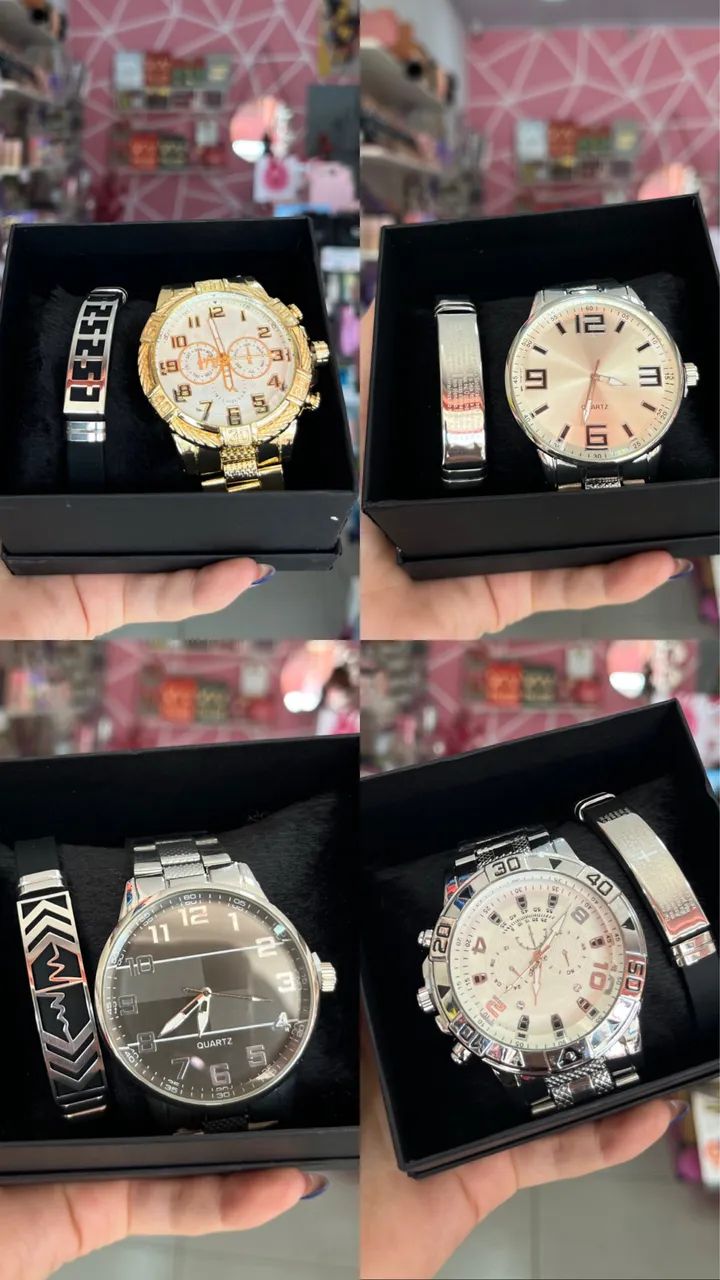 Relógio masculino + pulseira  - Foto 2