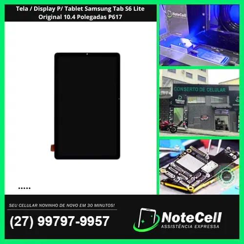 Tela Display P. Tablet Samsung Tab S6 Lite Original 10.4" P617
