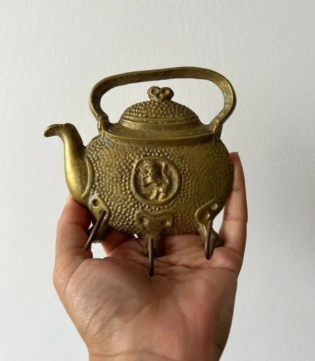 Porta-chaves de metal em formato de chaleira - Foto 2