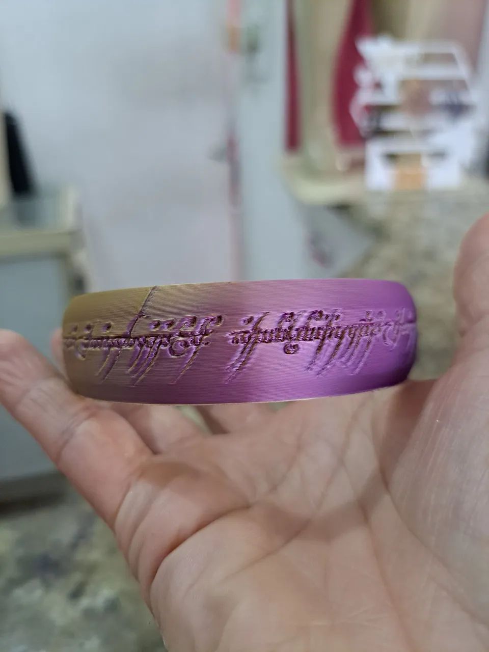 Anel do poder _ Senhor dos Anéis 3D Print  - Foto 4
