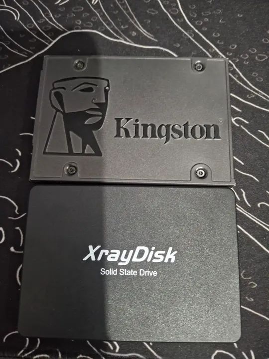 SSD Kingston 120gb e XrayDisk 480gb