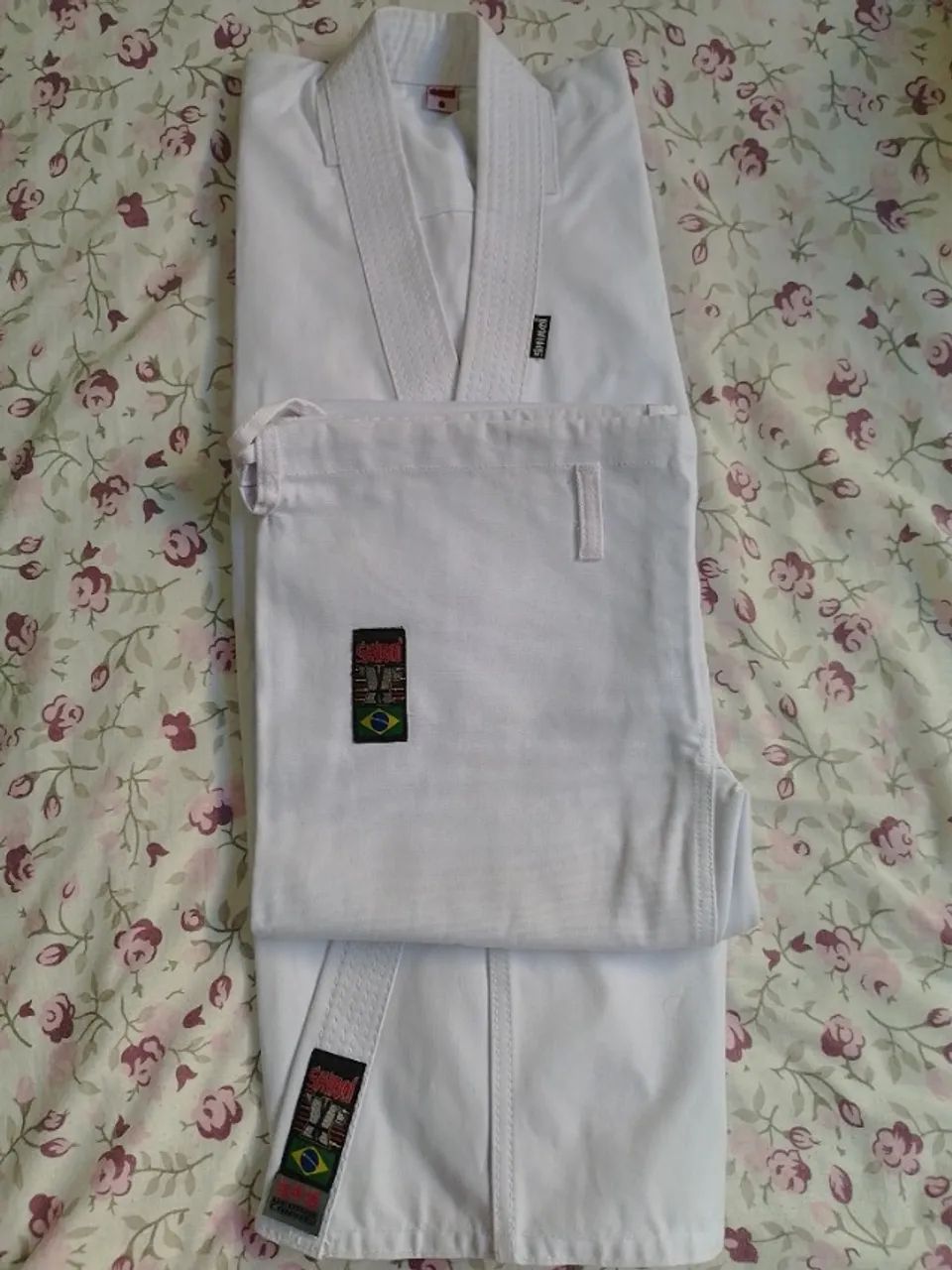 Kimono Karate Lona Média (K10) Medium Canvas Novo no Plástico Infantil 9/11 anos só R$220 - Foto 6