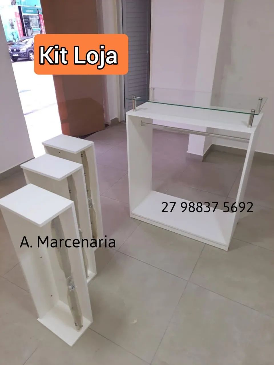 Kit Loja (1 Ilha central + 3 araras) - Foto 3