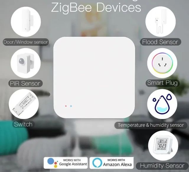 Gateway Zigbee Hub Sem Fio Tuya Automação Residencial Inteligent Smart Life G01 COD-AM543  - Foto 3