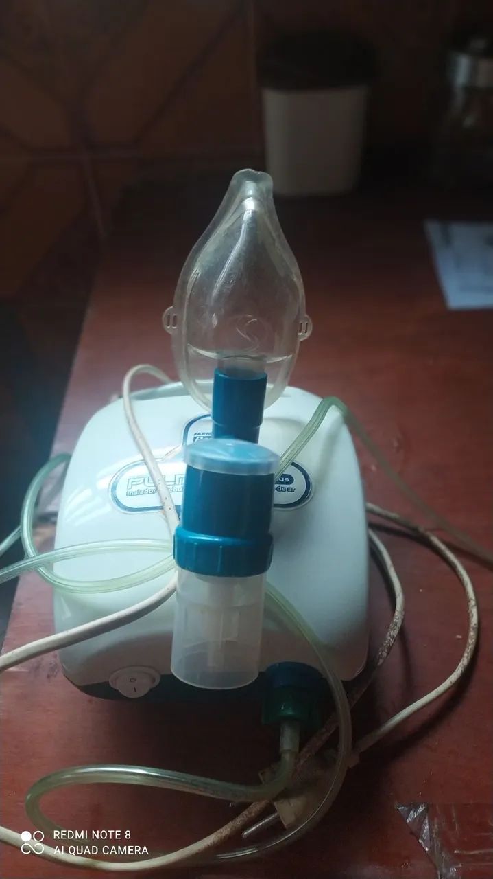 Vendo um Inalador Pulmo Par Plus -  Nebulizador Pneumático a Jato de Ar - Foto 4