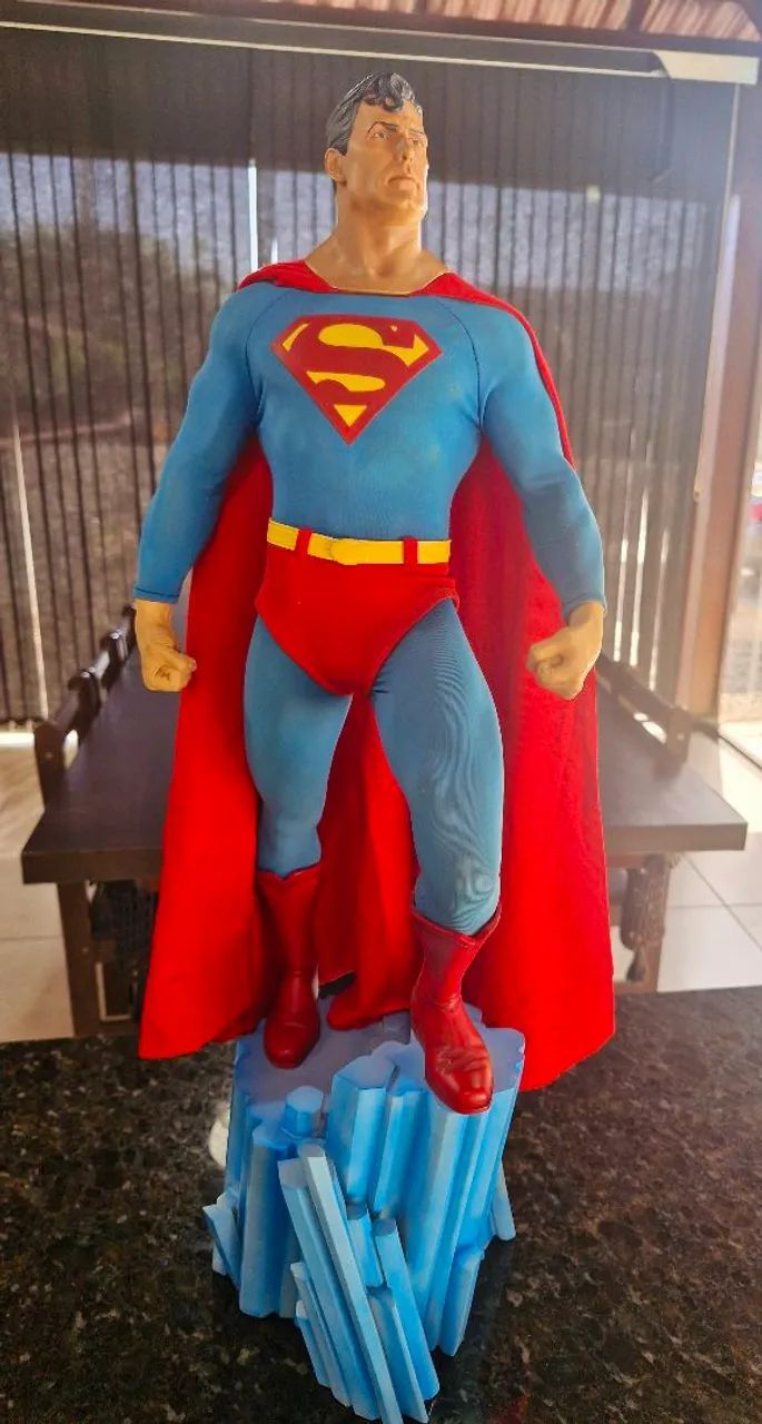 Superman 1/4 Sideshow n iron studios  - Foto 3