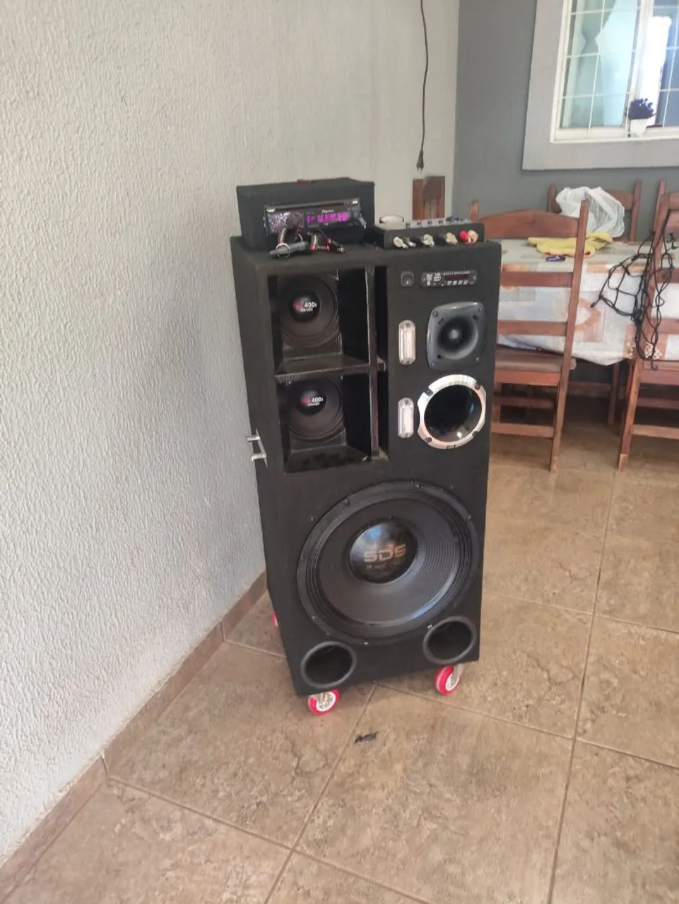 Caixa de som completa com subwoofer SDS