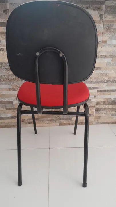 Cadeira de Escritório Vermelha - Foto 2