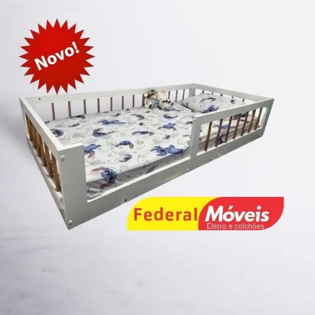 Cama 100% MDF 195x100cm (sem colchão) ENTREGAMOS HOJE