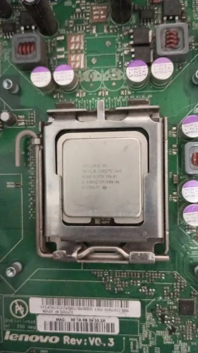 Placa Mãe + Core 2 Duo + 4gb RAM + Fonte + Cooler - Foto 2