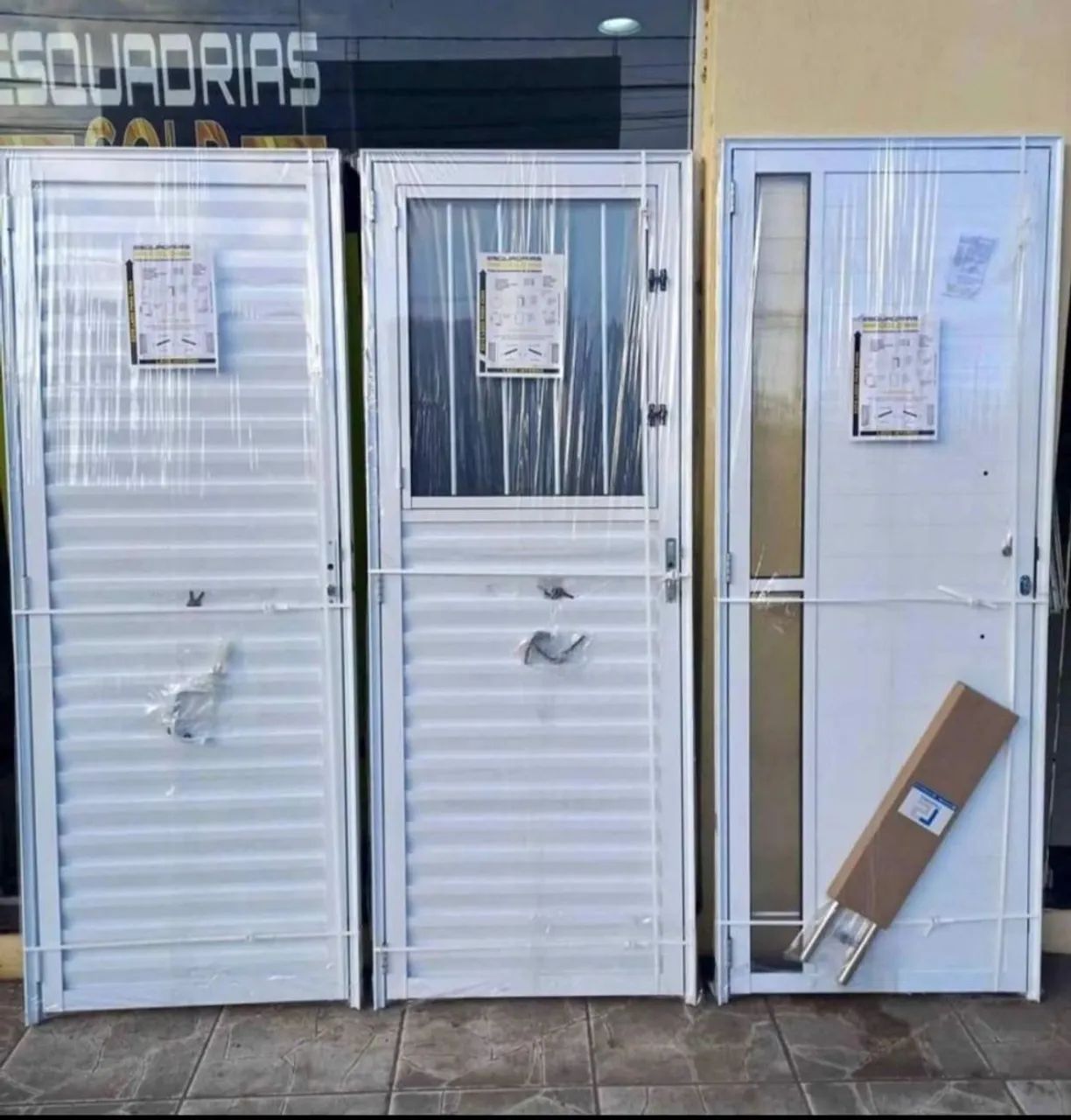 White Aluminum Doors Starting from R$619.99 - Direct from Factory!