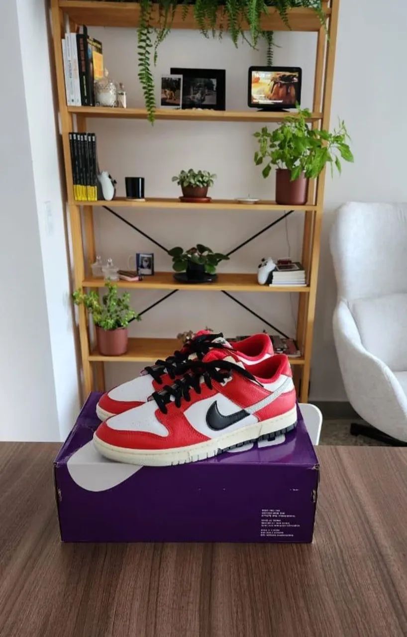 Nike Dunk Vermelho e Preto Original